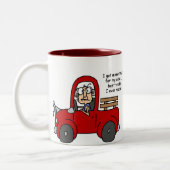 Gus on New Truck Tシャツ&ギフト ツートーンマグカップ (左)