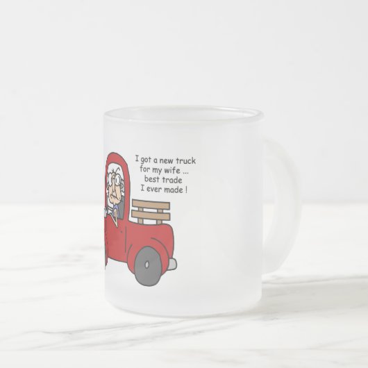 Gus on New Truck Tシャツ&ギフト フロストグラスマグカップ (正面右)