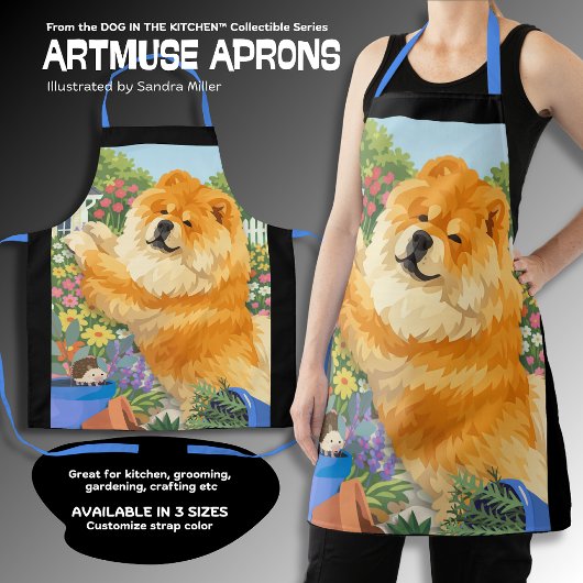 GUS the Chow All-Over Print Apron エプロン