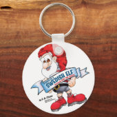 Gus the Tomte バナー, & 赤いブーツのストーリーズ・オブ・ア・スウェディッシュ キーホルダー (正面)