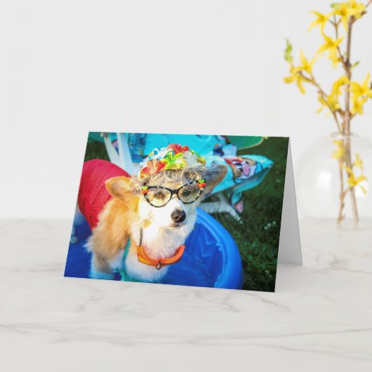 Gussy叔母さんのバースデー・カード カード (黄色い花)