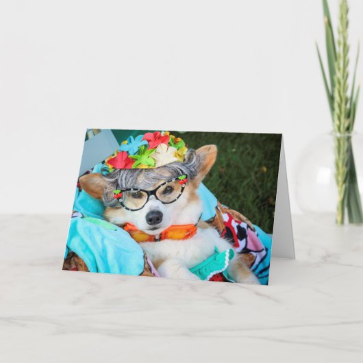 Gussy叔母さんのバースデー・カード カード (正面)