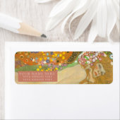 GUSTAVクリムトファインアート差出人住所ラベル ラベル (インサイチュ)