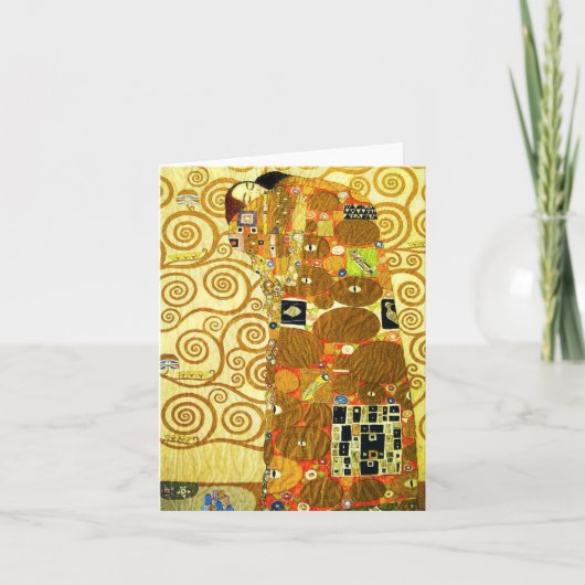 Gustavクリムトフルフィルメントノートカード カード (正面)