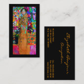 Gustavクリムトプリント～名刺 名刺 (正面/裏面)