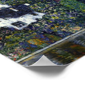 Gustavクリムトポスター～House at Unterach am Attens ポスター (角)