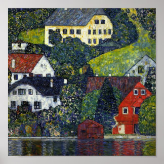 Gustavクリムトポスター～House at Unterach am Attens ポスター