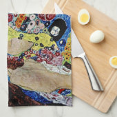 Gustavクリムト,アールヌーボー,アールデコ,vi キッチンタオル (四つ折り)