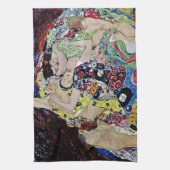 Gustavクリムト,アールヌーボー,アールデコ,vi キッチンタオル (縦)