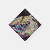 Gustavクリムト,アールヌーボー，アールデコ，vi スタンダードカクテルナプキン (角)