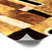 Gustavクリムト:キス(詳細) ポスター (角)