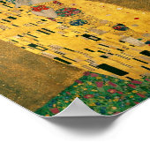 Gustavクリムト//キス// Der Kus ポスター (角)