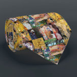 Gustavクリムト、"クリムトのコラージュ作品" ネクタイ<br><div class="desc">私グスタフがクリムト好きな人のためにこの製品を作りました。</div>