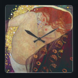 Gustavクリムト, "ダナエ" スクエア壁時計<br><div class="desc">私はクリムトが好きな人のためにこの製品を作りました。</div>