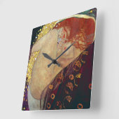 Gustavクリムト, "ダナエ" スクエア壁時計 (傾斜)