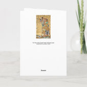 Gustavクリムト – フルフィルメント、Stoclet Frize カード (裏面)