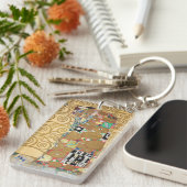 Gustavクリムト – フルフィルメント、Stoclet Frize キーホルダー (正面右)