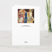 Gustavクリムト – 新婦(未完) カード (裏面)