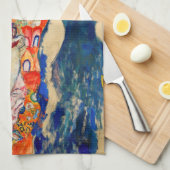 Gustavクリムト – 新婦（未完） キッチンタオル (四つ折り)