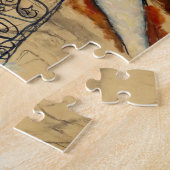 Gustavクリムト – 新婦（未完） ジグソーパズル (側面)