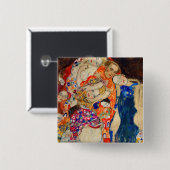 Gustavクリムト – 新婦(未完) 缶バッジ (正面&裏面)