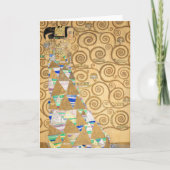 Gustavクリムト – 期待， Stoclet Frize カード (正面)