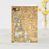 Gustavクリムト – 期待, Stoclet Frize カード (黄色い花)