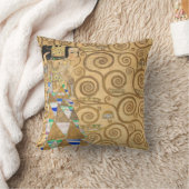 Gustavクリムト – 期待， Stoclet Frize クッション (ブランケット)