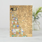 Gustavクリムト – 期待， Stoclet Frize 招待状 (スタンド正面)