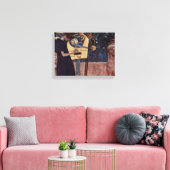 Gustavクリムト – 音楽 キャンバスプリント (インサイチュ (リビング))