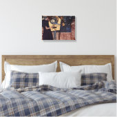 Gustavクリムト – 音楽 キャンバスプリント (インサイチュ (寝室))