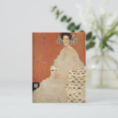 GUSTAVクリムト- Fritza Riedler 1906のポートレート ポストカード (スタンド正面)