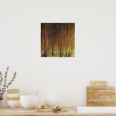 Gustavクリムト- Pine Forest II Landscape Poster ポスター (キッチン)