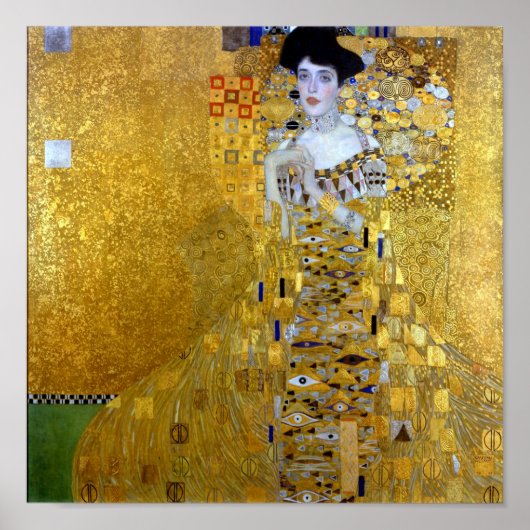 Gustav Klimt Adele Bloch-Bauer I ポスター (正面)