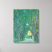 Gustav Klimt: Avenue of Schloss Kammer Park キャンバスプリント (正面)