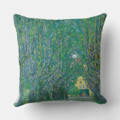 Gustav Klimt: Avenue of Schloss Kammer Park クッション (裏面)