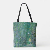 Gustav Klimt: Avenue of Schloss Kammer Park トートバッグ (裏面)
