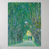 Gustav Klimt: Avenue of Schloss Kammer Park ポスター (正面)