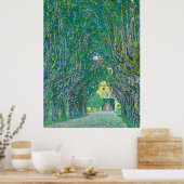 Gustav Klimt: Avenue of Schloss Kammer Park ポスター (キッチン)