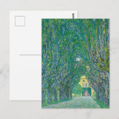 Gustav Klimt: Avenue of Schloss Kammer Park ポストカード (正面/裏面)