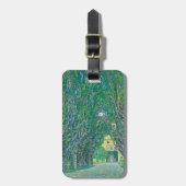 Gustav Klimt: Avenue of Schloss Kammer Park ラゲッジタグ (正面縦)