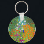 Gustav Klimt Bauerngarten Flower Garden Fine Art キーホルダー<br><div class="desc">Gustav Klimt Bauerngarten Flower Garden Fine Art Keychain</div>