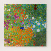 Gustav Klimt Bauerngarten Flower Garden Fine Art ジグソーパズル (横)