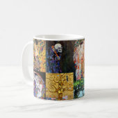 Gustav Klimt , Collage コーヒーマグカップ (正面左)