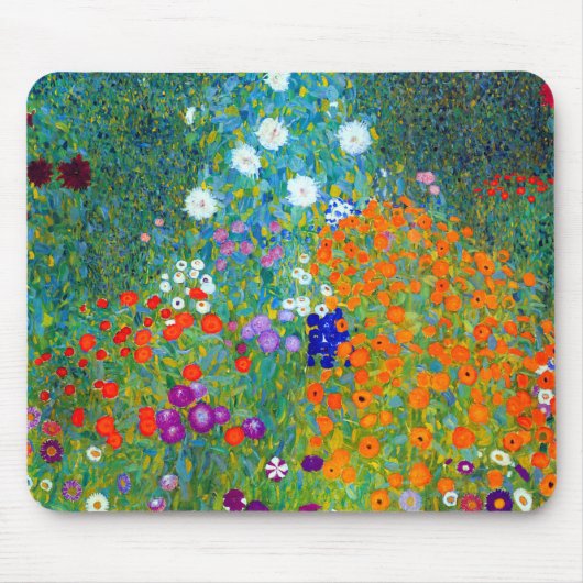 Gustav Klimt Cottage Garden マウスパッド (正面)