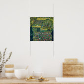 Gustav Klimt - Country House by the Attersee ポスター (キッチン)
