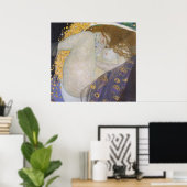 Gustav Klimt - Danae ポスター (ホームオフィス)