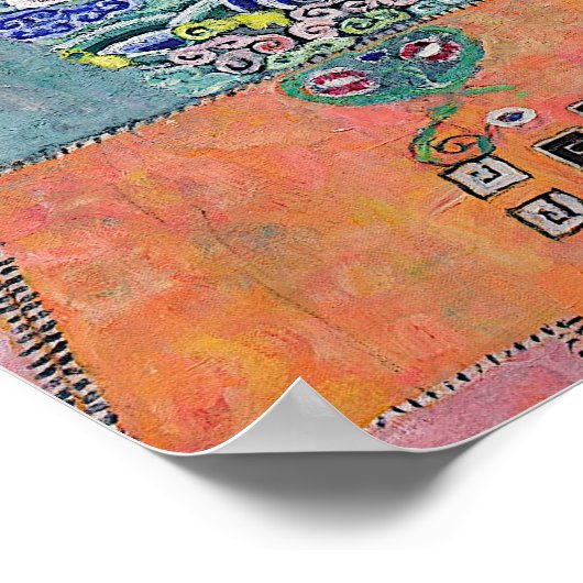 Gustav Klimt – Elisabeth Lederer Portrait  ポスター (角)