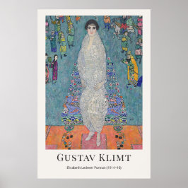 Gustav Klimt – Elisabeth Lederer Portrait ポスター