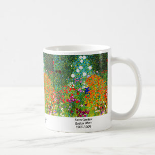 Gustav Klimt , “ Farm Garden ” コーヒーマグカップ